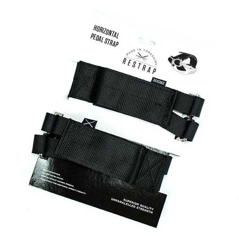 Restrap Horizontal Hakenpedale, Black, One Size Restrap Horizontal Hakenpedale, Black, One Size