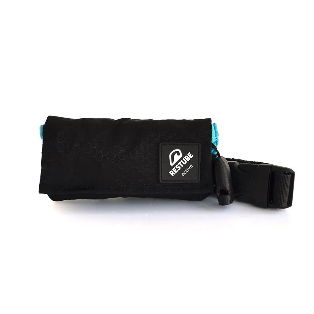 Restube Active Schwimmhilfegürtel unisex, Black / icemint, One Size
