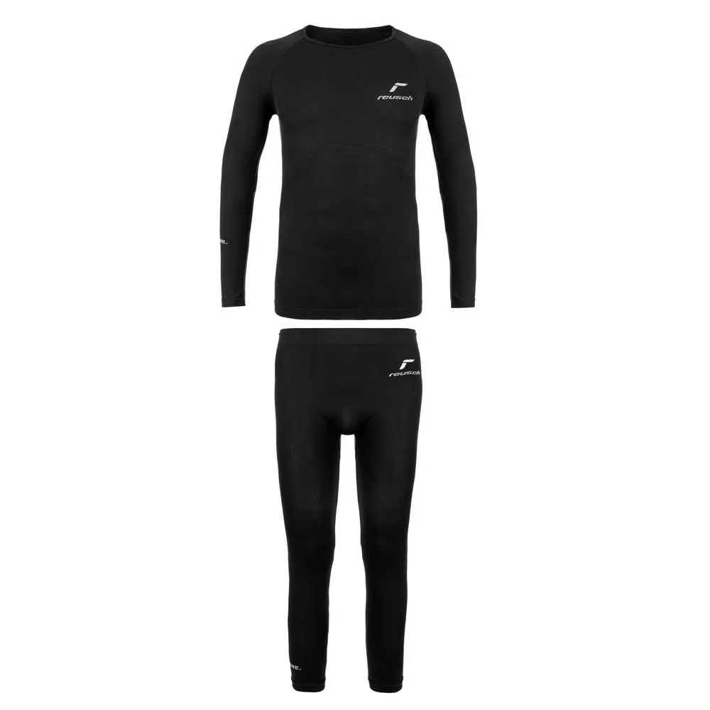 Reusch 5240429 Funktionsunterwäsche-set, Black, 140cm