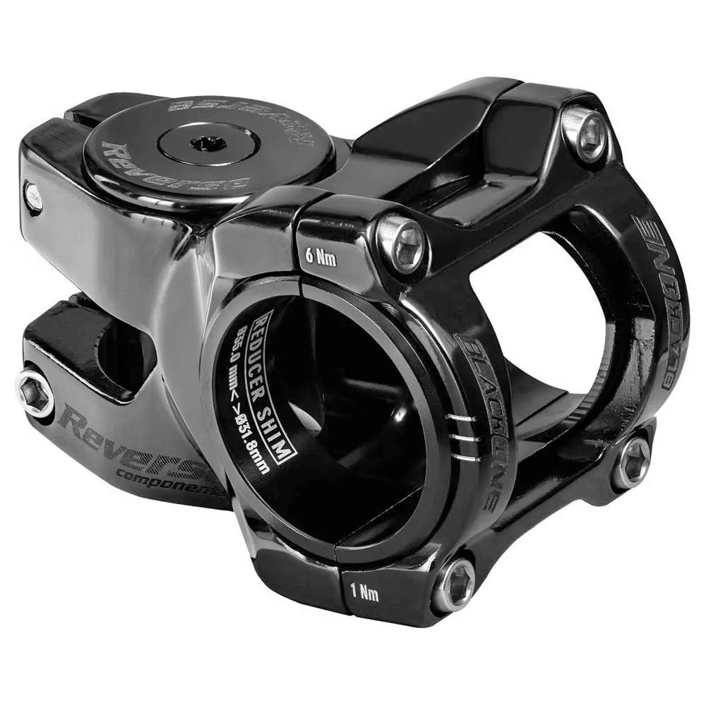Reverse Components Black-one Titanium D2 31.8-35 Mm Fahrradvorbau, Black, 35mm, 8º Reverse Components Black-one Titanium D2 31.8-35 Mm Fahrradvorbau, Black, 35mm, 8º