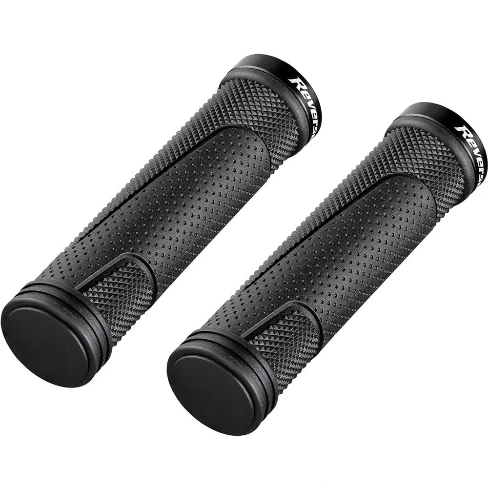 Reverse Components Booster Single Lock-on Griffe, Black / black, 130mm Reverse Components Booster Single Lock-on Griffe, Black / black, 130mm