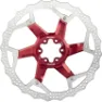 Reverse Components Schwimmende Bremsscheibe Unisex, rot, 203mm