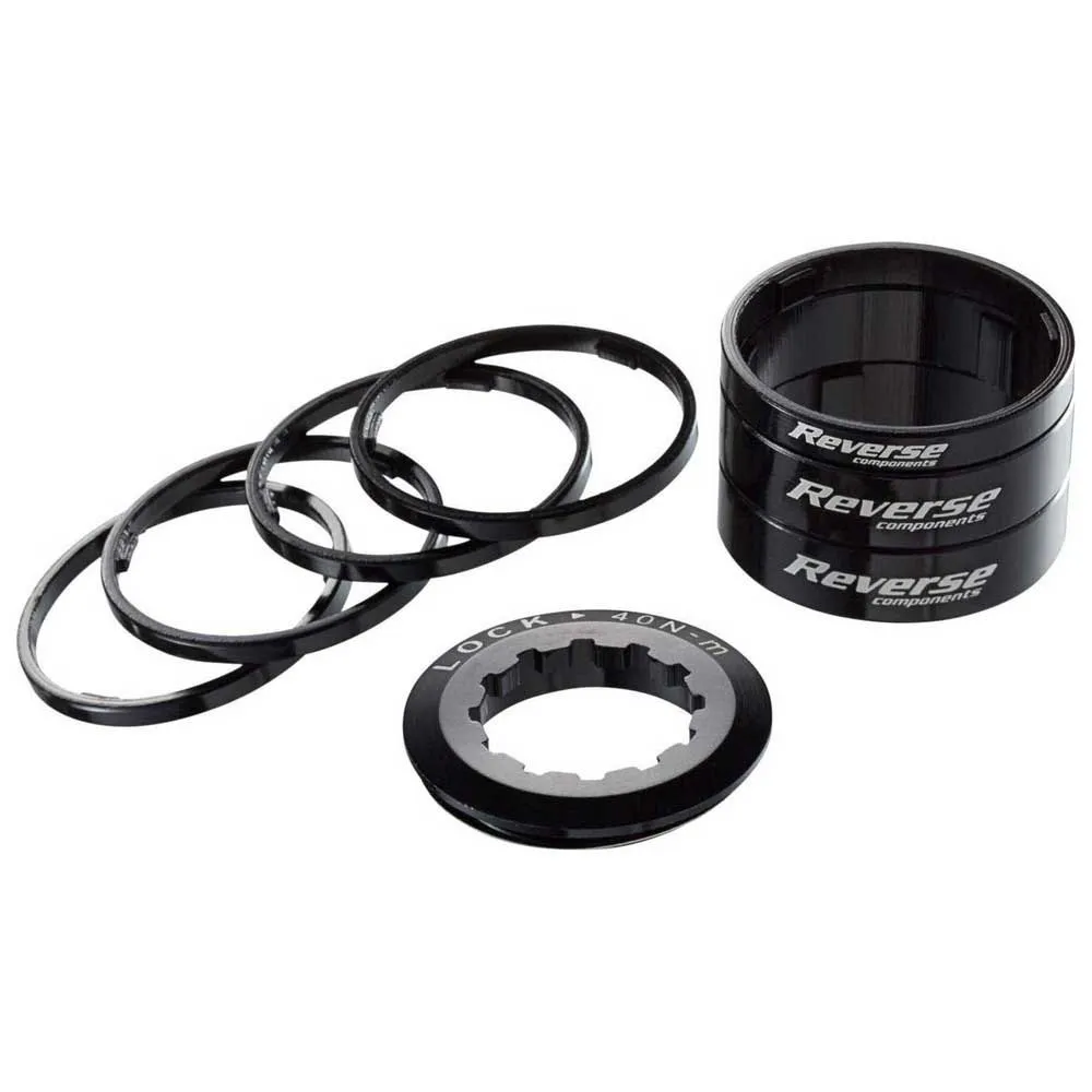 Reverse Components Single Speed Abstandshalter, Black, One Size Reverse Components Single Speed Abstandshalter, Black, One Size