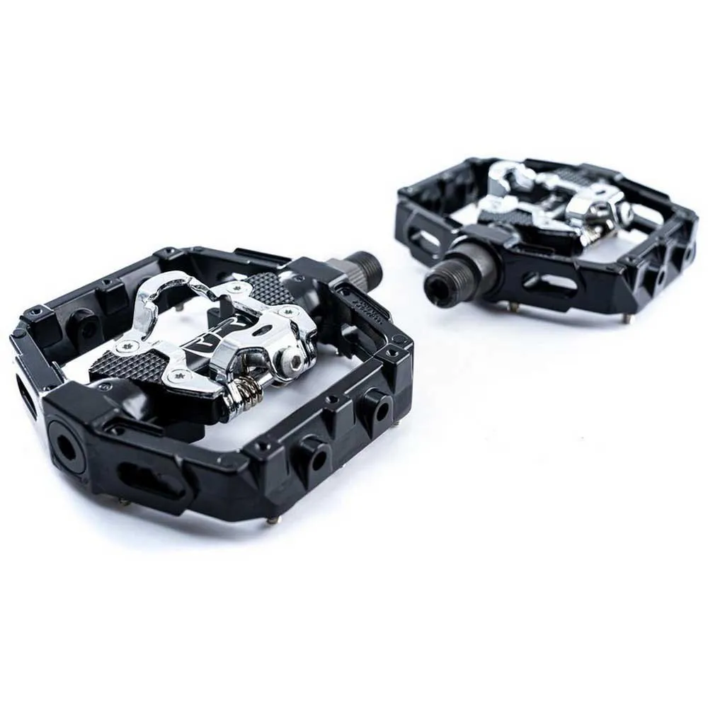 RFR Flat & Click Pedale, Black / silver, One Size RFR Flat & Click Pedale, Black / silver, One Size
