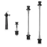 RFR Schnellspannsatz Mit Diebstahlschutz, Black, One Size