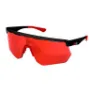 Matt black / red
