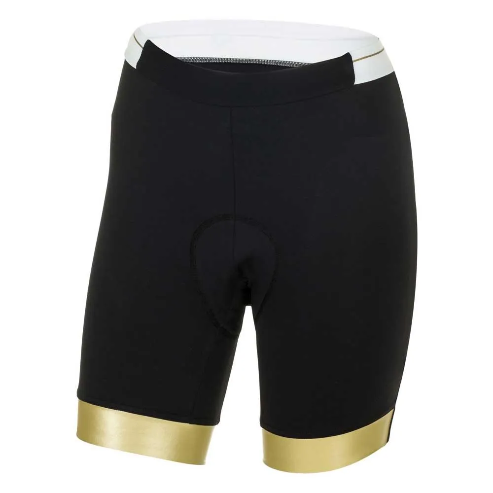rh+ Preppy Radhose, Black / white / gold rh+ Preppy Radhose, Black / white / gold