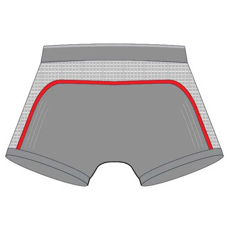 Riday Lightweight Boxershorts, Grey / red Riday Lightweight Boxershorts, Grey / red