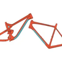 RIDE WRAP Downtube Rahmenschutzaufkleber RIDE WRAP Downtube Rahmenschutzaufkleber