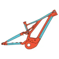 RIDE WRAP Emtb Rahmenschutzaufkleber RIDE WRAP Emtb Rahmenschutzaufkleber