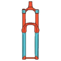 RIDE WRAP Mtb Fork Rahmenschutzaufkleber RIDE WRAP Mtb Fork Rahmenschutzaufkleber