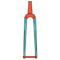 RIDE WRAP Road & Gravel Fork Rahmenschutzaufkleber RIDE WRAP Road & Gravel Fork Rahmenschutzaufkleber