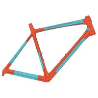 RIDE WRAP Road & Gravel Rahmenschutzaufkleber RIDE WRAP Road & Gravel Rahmenschutzaufkleber