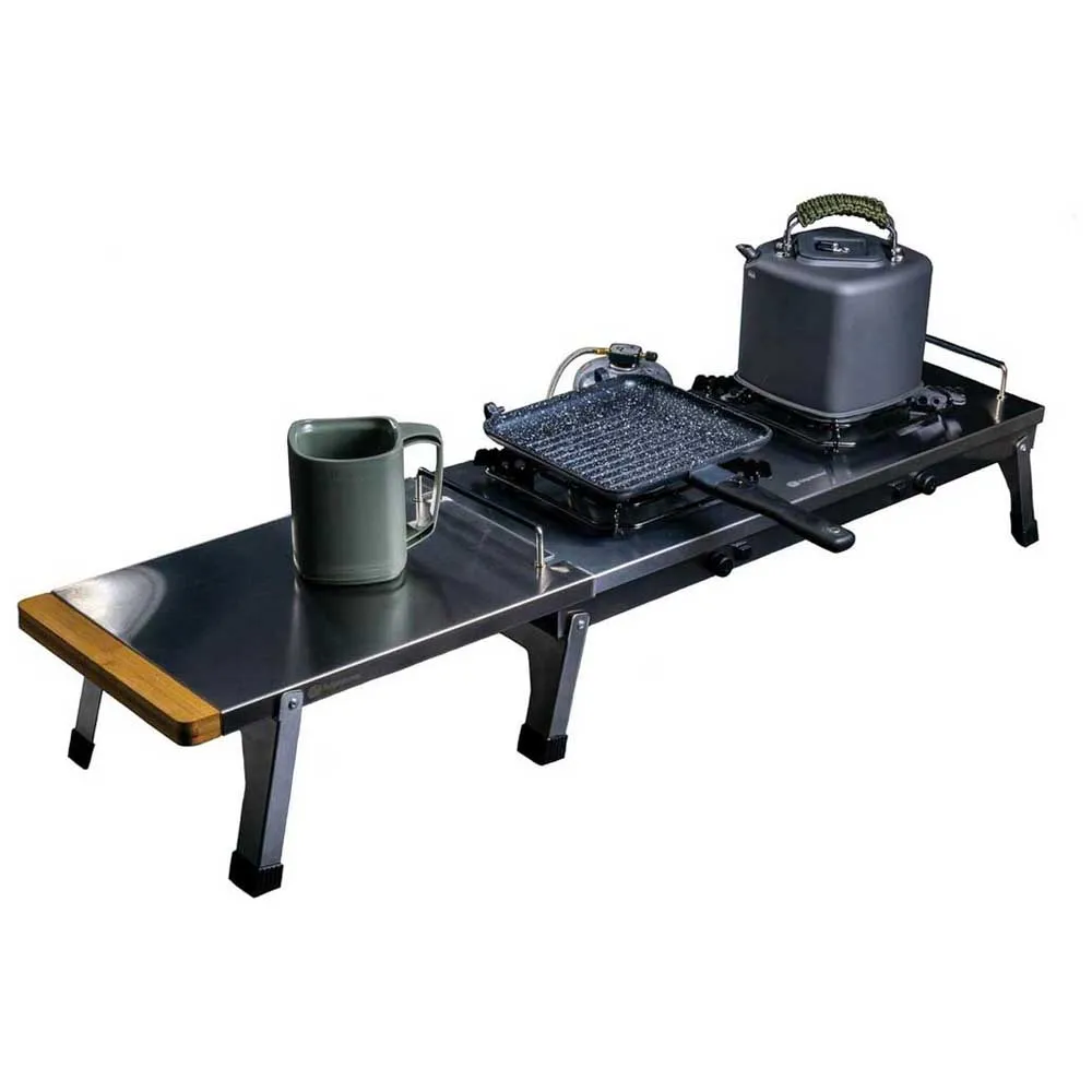 Ridgemonkey Cookstation Double Gaskocher Campingküche, Black, One Size Ridgemonkey Cookstation Double Gaskocher Campingküche, Black, One Size