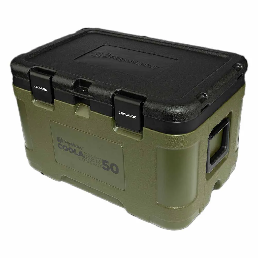 Ridgemonkey Coolabox Compact 50l Steife Tragbare Kühlbox, Green, One Size Ridgemonkey Coolabox Compact 50l Steife Tragbare Kühlbox, Green, One Size