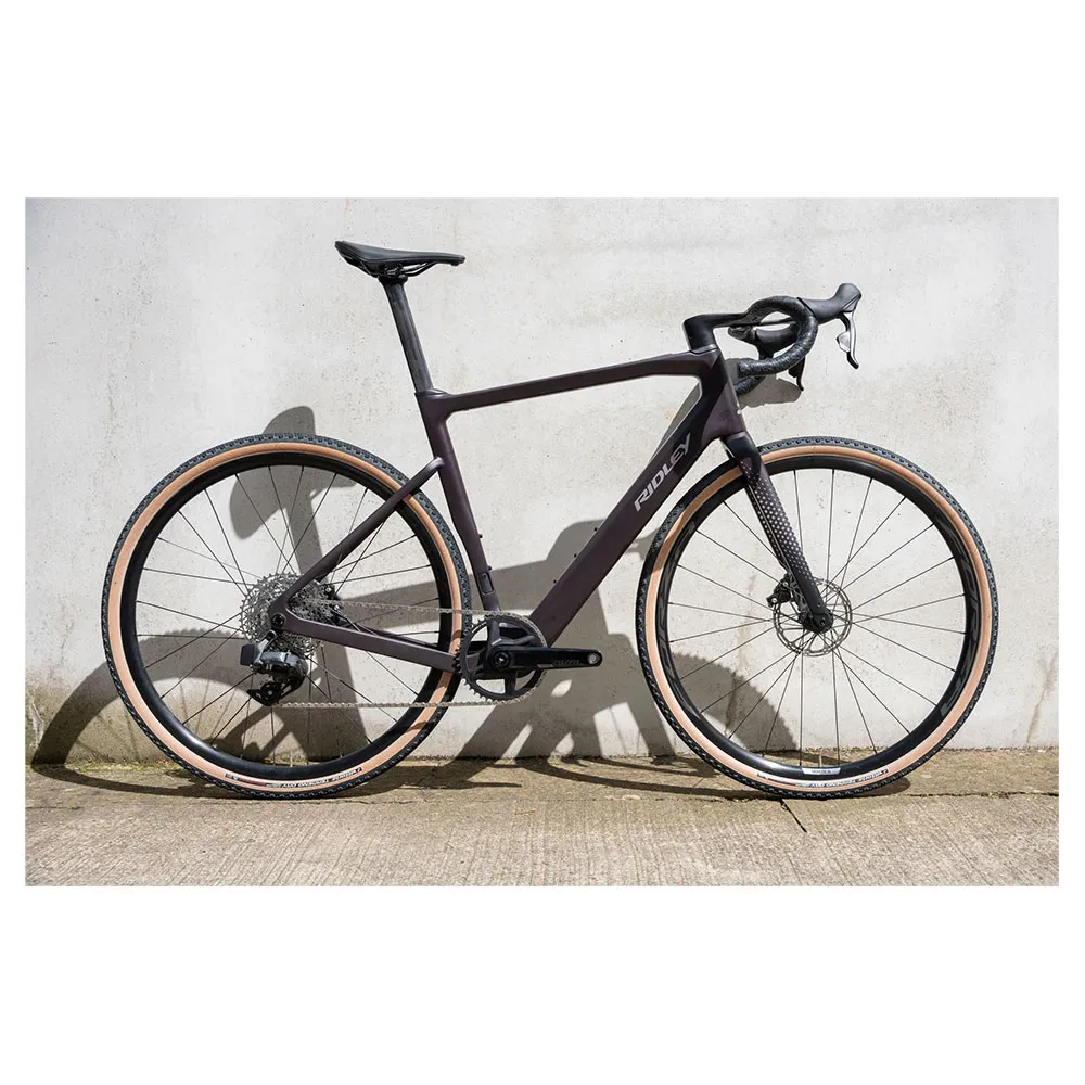 Ridley E-grifn Grx600 2x12 2024 Elektrisches Gravelbike, Green / orange, L, 350Wh