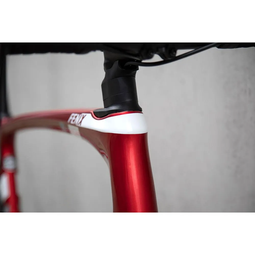Ridley Fenix Disc 105 Di2 2024 Rennrad, Candy red / white Ridley Fenix Disc 105 Di2 2024 Rennrad, Candy red / white
