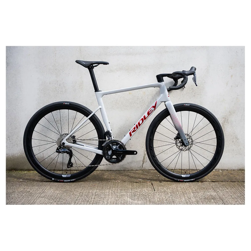 Ridley Grifn Rs Force Axs 2024 Gravelbike, Grey / red Ridley Grifn Rs Force Axs 2024 Gravelbike, Grey / red