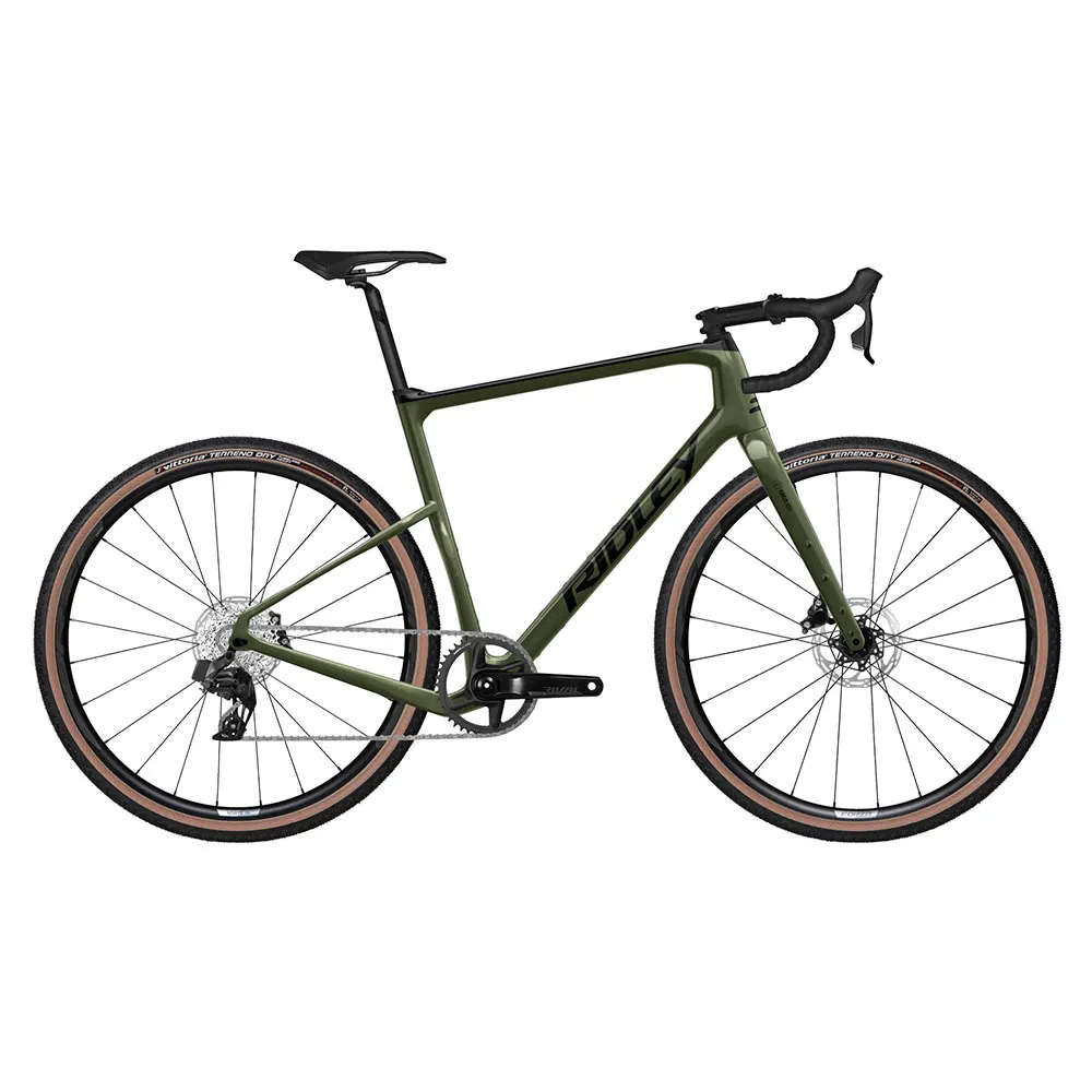 Ridley Kanzo Adventure Rival Axs Xplr 2025 Gravelbike, Army green metallic / black Ridley Kanzo Adventure Rival Axs Xplr 2025 Gravelbike, Army green metallic / black