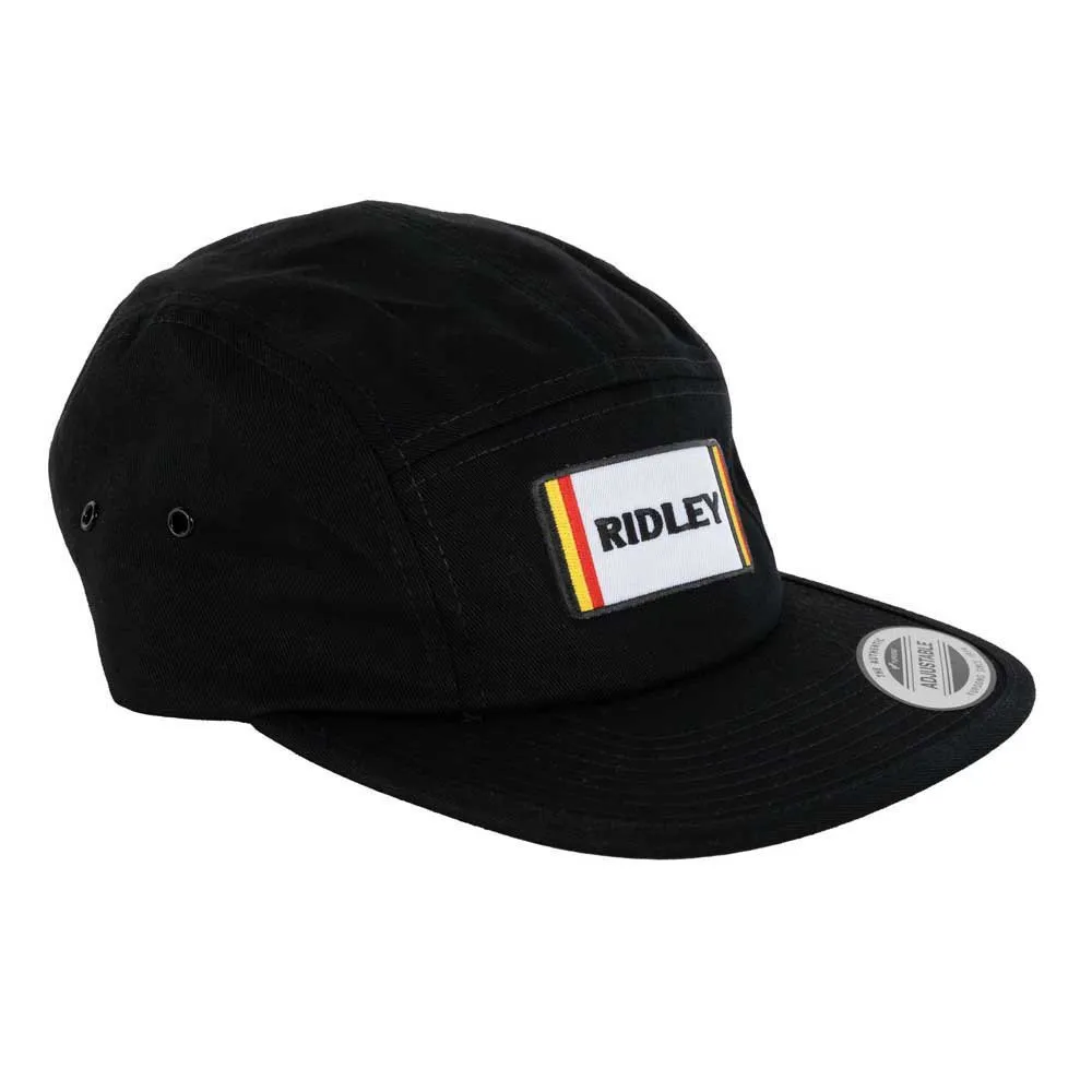Ridley R Logo Jockey Kappe, Black