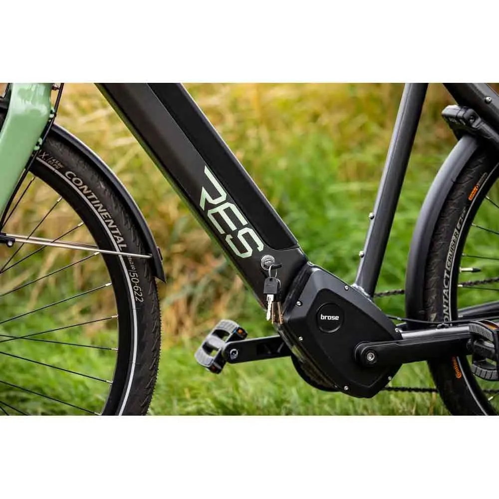 Ridley Res U800 Elektrofahrrad, Anthracite met / green, L Ridley Res U800 Elektrofahrrad, Anthracite met / green, L