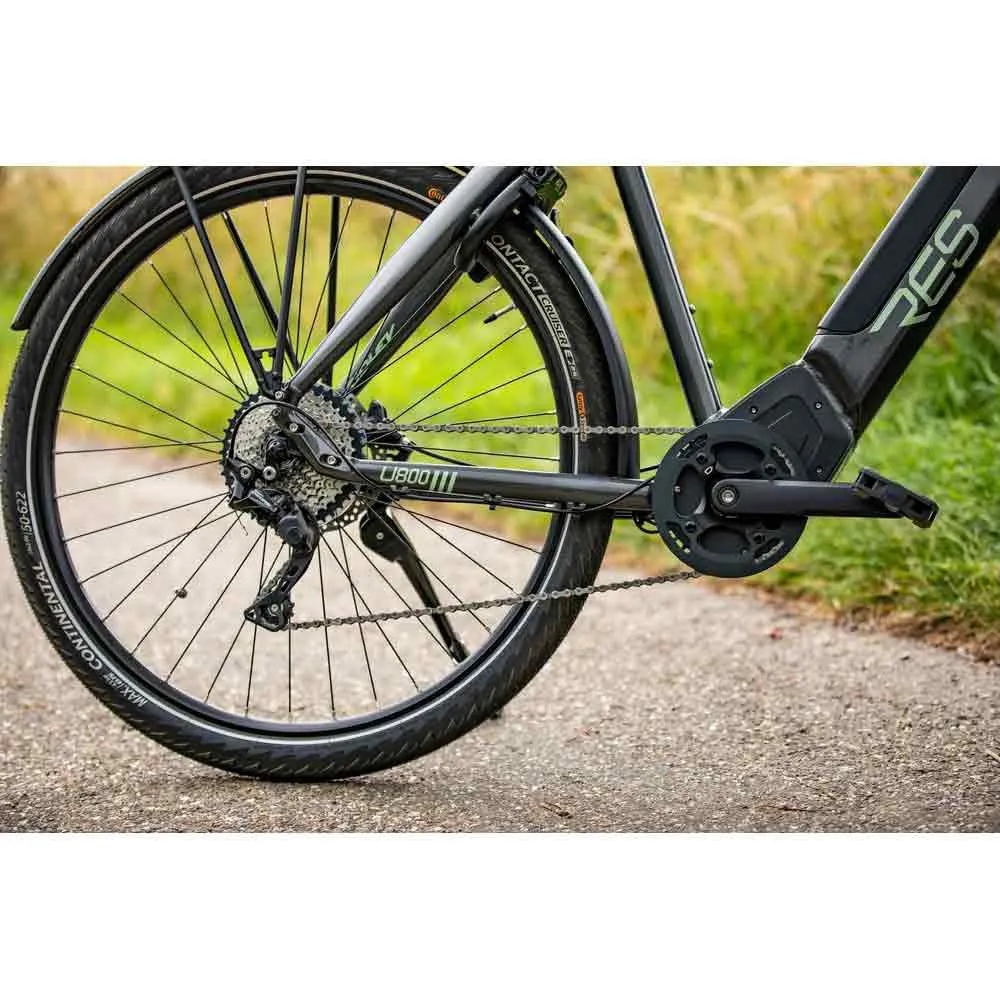 Ridley Res U800 Elektrofahrrad, Anthracite met / green, L Ridley Res U800 Elektrofahrrad, Anthracite met / green, L