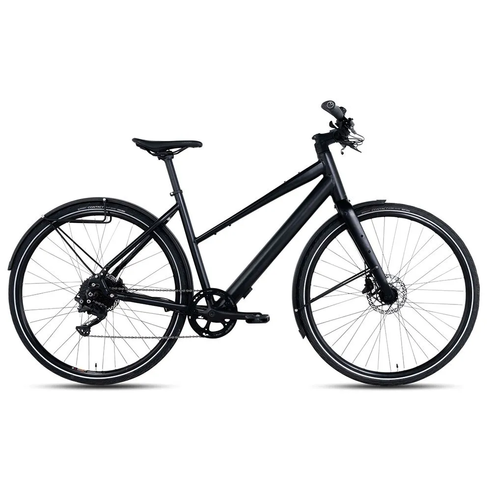 Ridley Urbx Mixte Deore10 2024 Elektrofahrrad, Black, S, 360Wh
