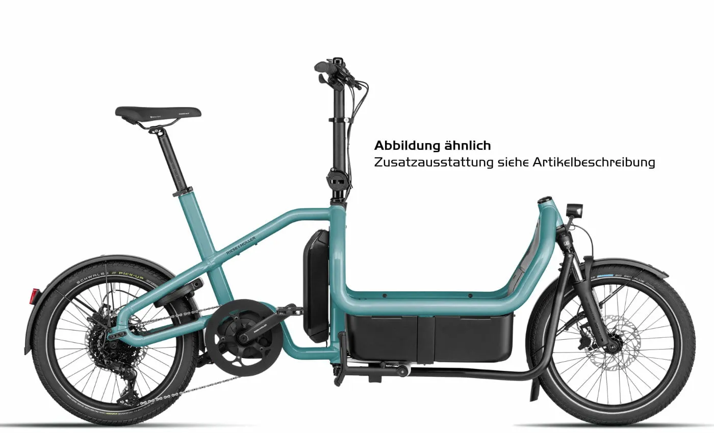 Riese & Müller Carrie touring - 10K Lastenrad, Türkis, Unisize Riese & Müller Carrie touring - 10K Lastenrad, Türkis, Unisize