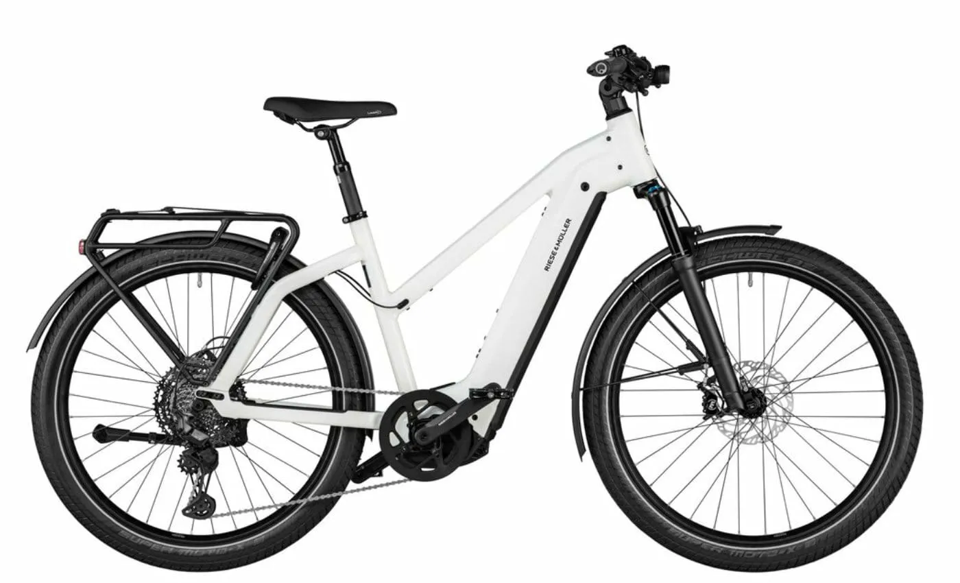 Riese & Müller Charger4 Mixte GT touring CORE 10K Trapez, Weiss, 46cm