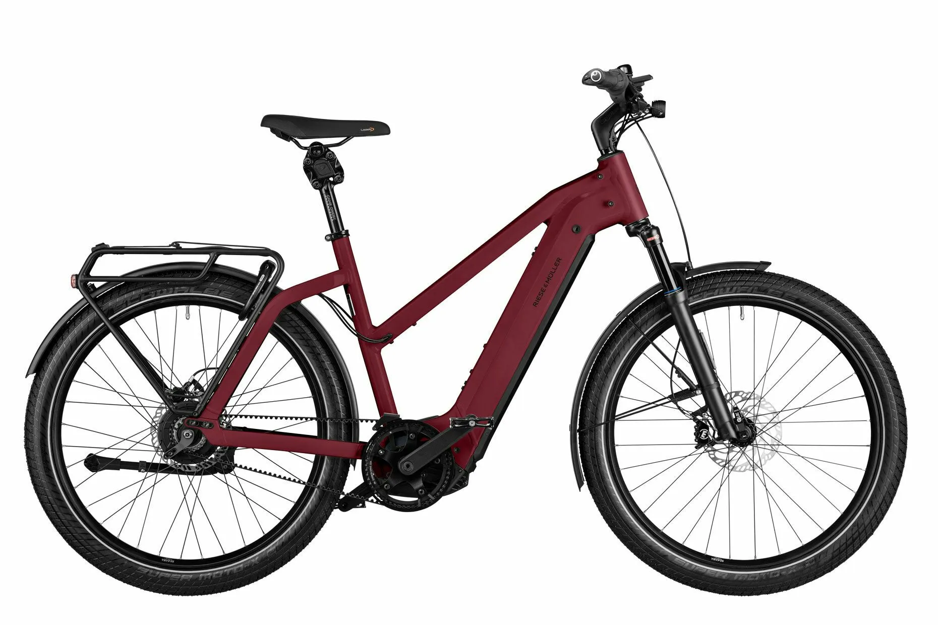 Riese & Müller Charger4 Mixte GT vario dark red matt 27,5" 750 Wh Trapez Riese & Müller Charger4 Mixte GT vario dark red matt 27,5" 750 Wh Trapez