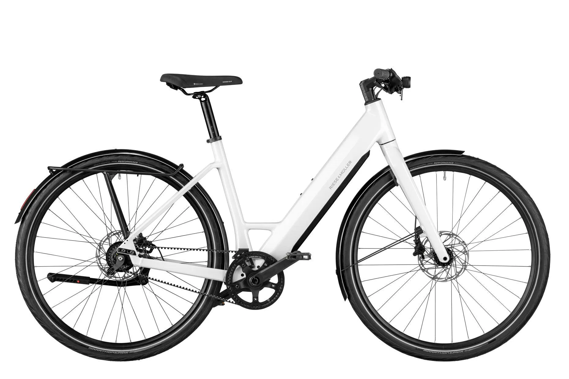 Riese & Müller UBN Six silent pure white 28" 430 Wh Wave