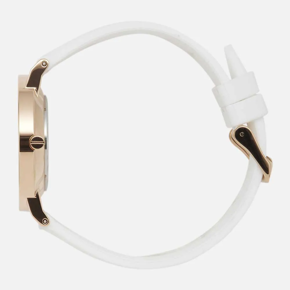 Rip Curl Latch Solar Silicone Rose Gold Uhr, White Rip Curl Latch Solar Silicone Rose Gold Uhr, White