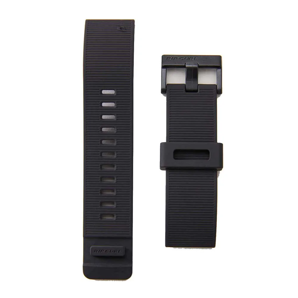 Rip Curl Silicone 24 Mm Gurt, Black Rip Curl Silicone 24 Mm Gurt, Black