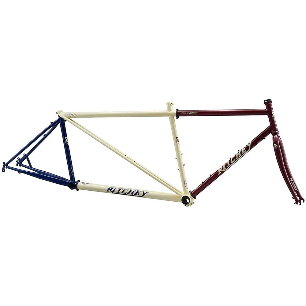 Ritchey Bab Outback Tandm 2023 Stadtfahrradrahmen, Merlot / creme / indigo, L Ritchey Bab Outback Tandm 2023 Stadtfahrradrahmen, Merlot / creme / indigo, L