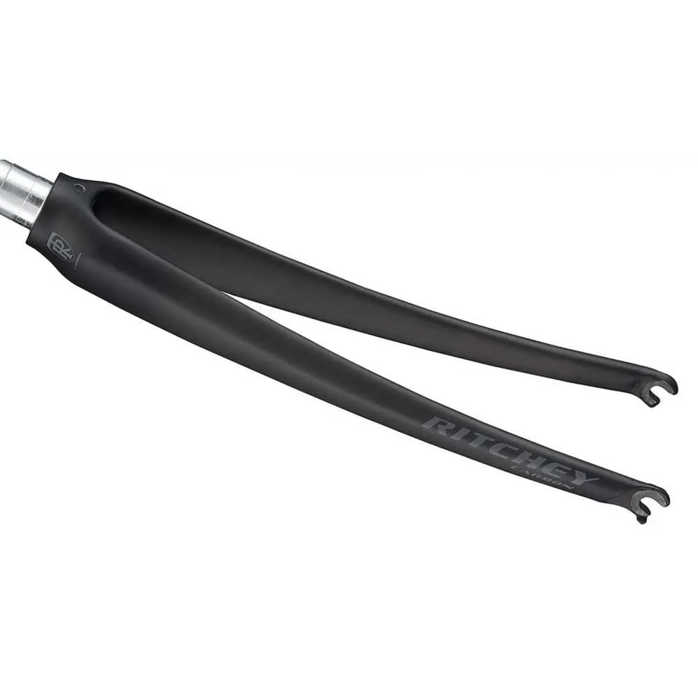 Ritchey Comp Carbon 1´´ 9x100 Mm Qr 43 Offset Straßengabel, Matte black, 28" - 700C, Rigid Ritchey Comp Carbon 1´´ 9x100 Mm Qr 43 Offset Straßengabel, Matte black, 28" - 700C, Rigid