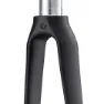 Ritchey Comp Carbon 1´´ 9x100 Mm Qr 43 Offset Straßengabel, Matte black, 28" - 700C, Rigid