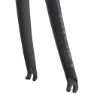 Ritchey Comp Carbon 1´´ 9x100 Mm Qr 43 Offset Straßengabel, Matte black, 28" - 700C, Rigid