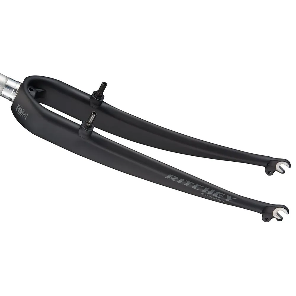 Ritchey Comp Carbon Cross 9x100 Mm 48 Offset Straßengabel, Matte black, 28" - 700C, Rigid Ritchey Comp Carbon Cross 9x100 Mm 48 Offset Straßengabel, Matte black, 28" - 700C, Rigid