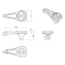 Ritchey Lollipop Garmin/bryton/wahoo/gopro Fahrradcomputerhalterung, Black, One Size