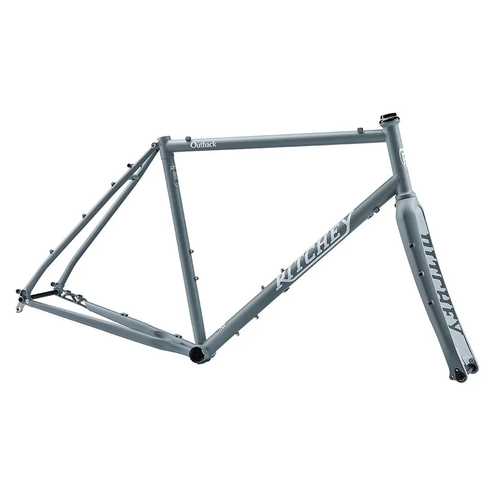 Ritchey Outback Di2 2024 Gravel-rahmen, Gray / white, XS Ritchey Outback Di2 2024 Gravel-rahmen, Gray / white, XS