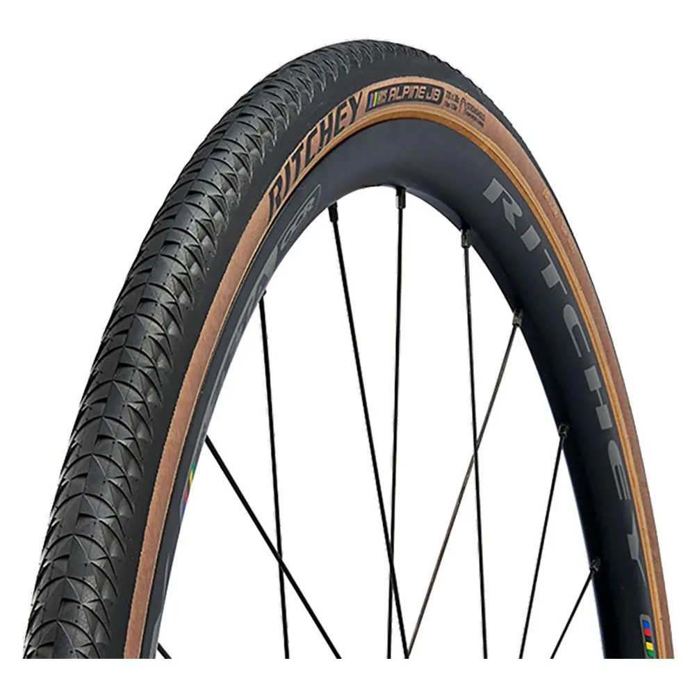 Ritchey Wcs Alpine Jb 120 Tpi Tubeless 700 X 30 Gravelreifen, Black / tan, 700 x 30 Ritchey Wcs Alpine Jb 120 Tpi Tubeless 700 X 30 Gravelreifen, Black / tan, 700 x 30