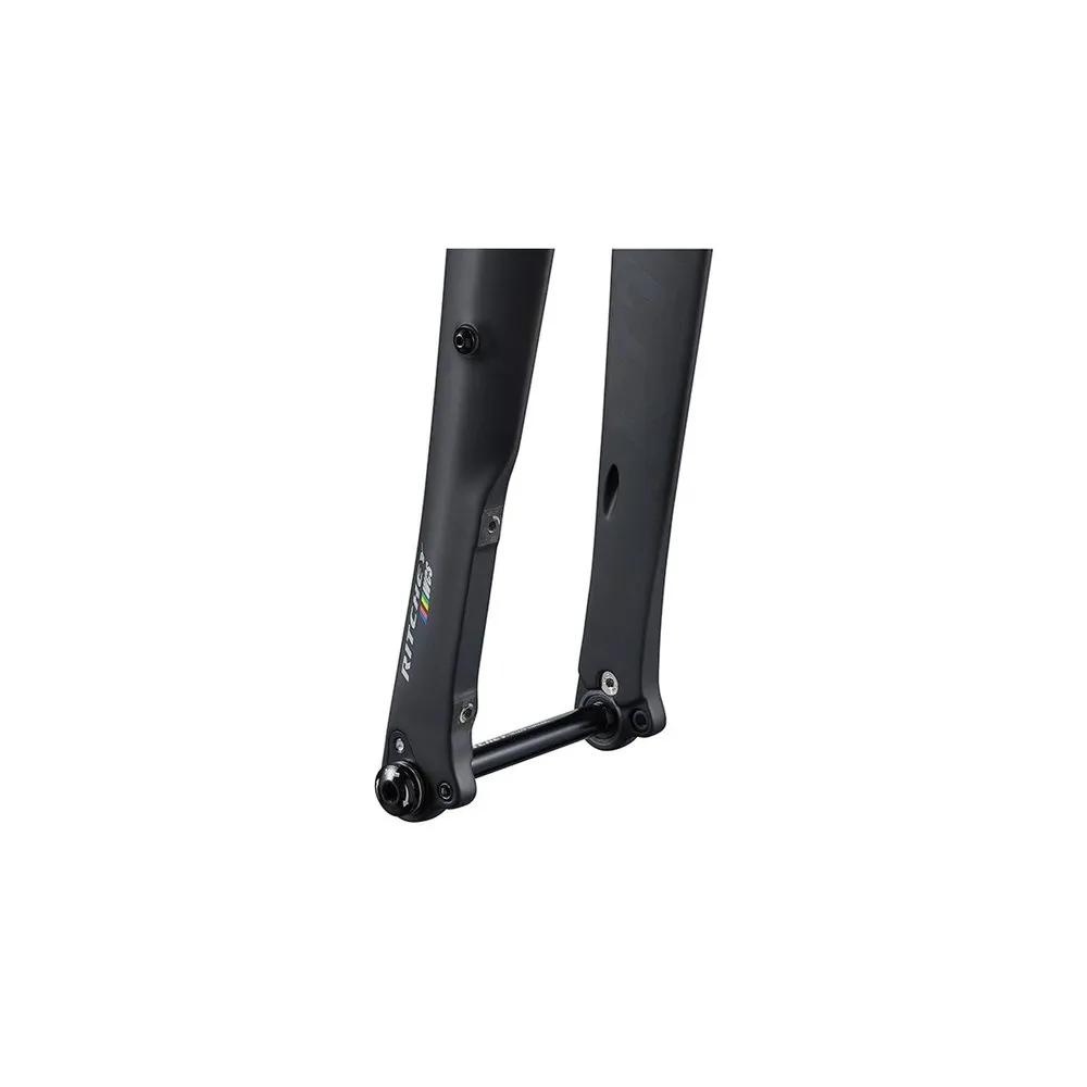 Ritchey Wcs Carbon Tapered Adventure 12x100 Mm Straßengabel, Matte black, 28" - 700C, Rigid