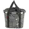 Rixen&kaul Zebra Klickfix Gepäckträgertasche 15l, Black / white, One Size