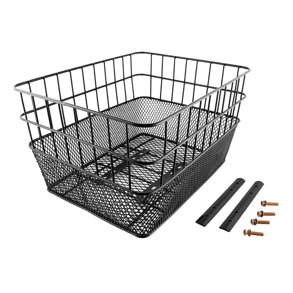 RMS Double Mesh Frontkorb, Black, One Size RMS Double Mesh Frontkorb, Black, One Size