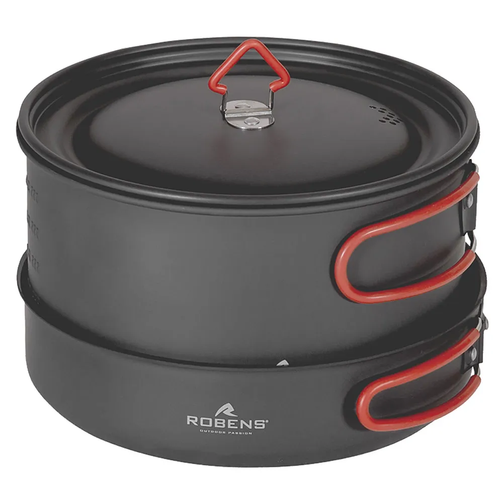 Robens Basecamp Pro Ceramic Xl Kochtopfset, Black, One Size Robens Basecamp Pro Ceramic Xl Kochtopfset, Black, One Size