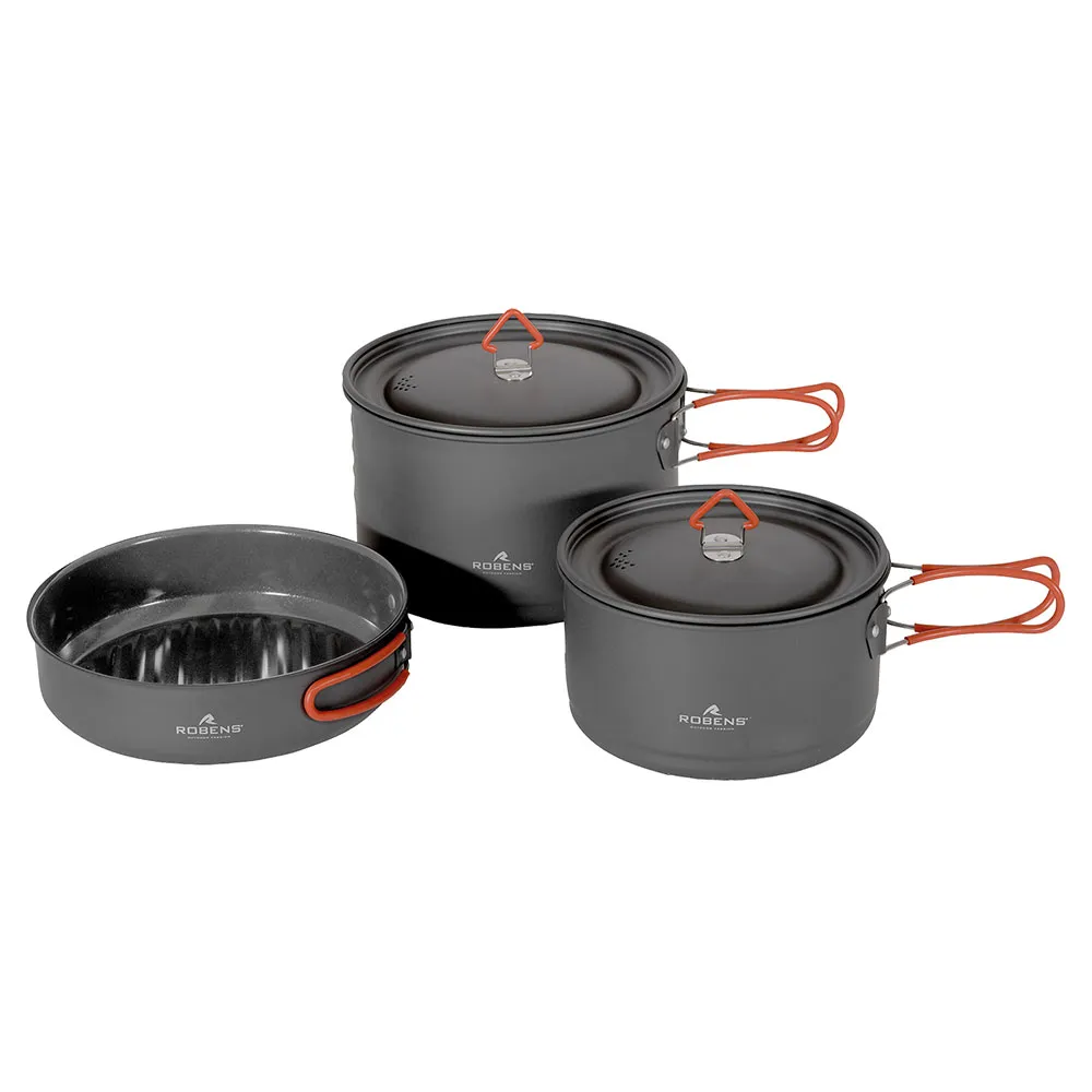 Robens Basecamp Pro Ceramic Xl Kochtopfset, Black, One Size Robens Basecamp Pro Ceramic Xl Kochtopfset, Black, One Size