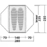 Robens Lodge 2p Zelt, Green, 2PL