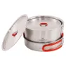 Robens Sierra Steel L Kochtopfset, Silver, One Size