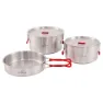 Robens Sierra Steel L Kochtopfset, Silver, One Size