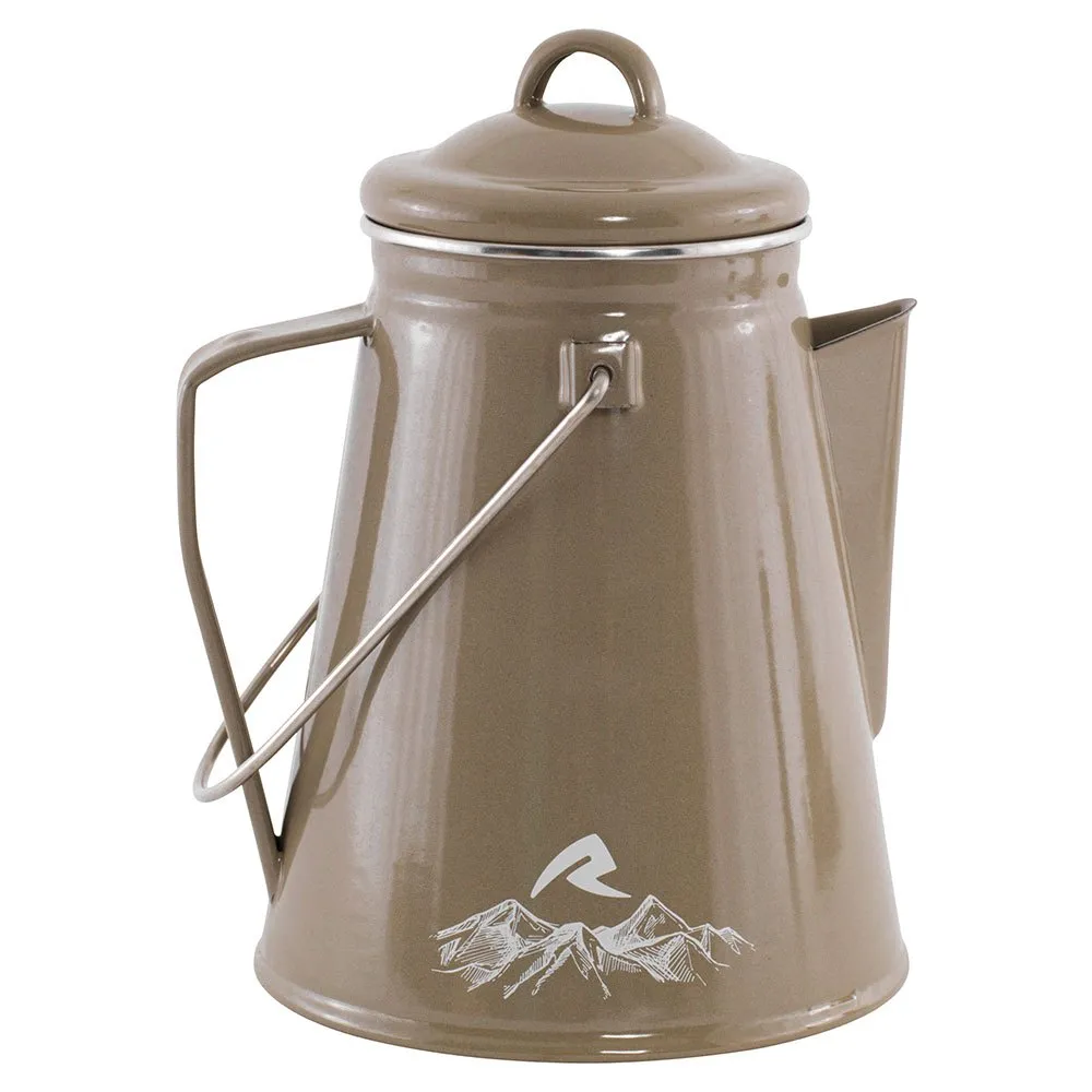Robens Tongass Enamel 2.1l Wasserkocher, Khaki, One Size Robens Tongass Enamel 2.1l Wasserkocher, Khaki, One Size